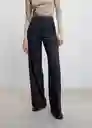 Pantalón Annie Navy Talla 32 Mujer Mango