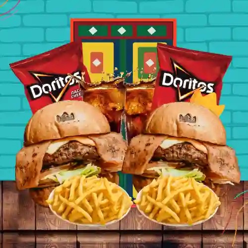 Combo X2 Tocinetas en Combo + Doritos