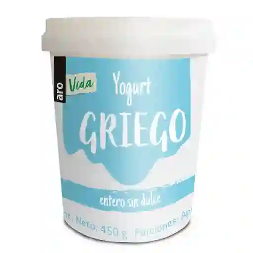 Aro Yogur Griego Vida Natural Sin Dulce