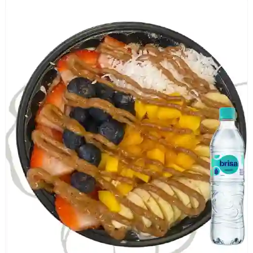 Combo Greek Acai Bowl 16 Oz + Agua Brisa 600 ml