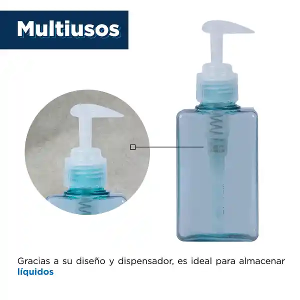 Miniso Botella de Viaje Loción Azul 