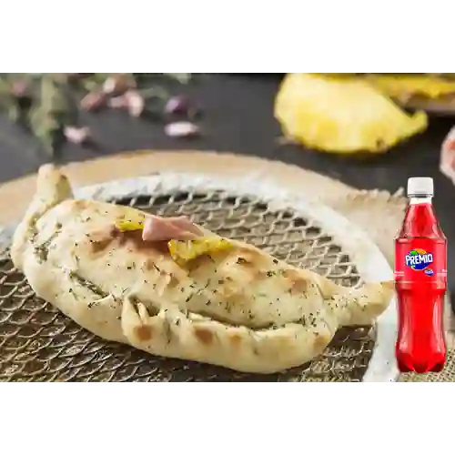 Combo Calzone Hawaiano + Premio 400 ml
