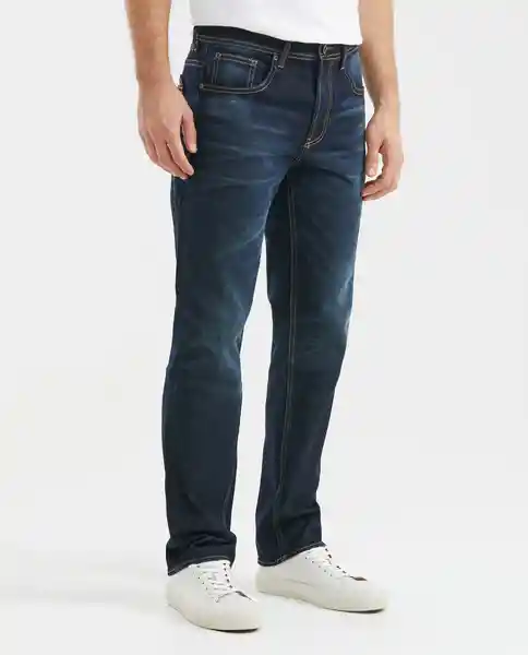 Jean Relaxed Fit Revenge Azul Dark Ultraoscuro T.36 Chevignon