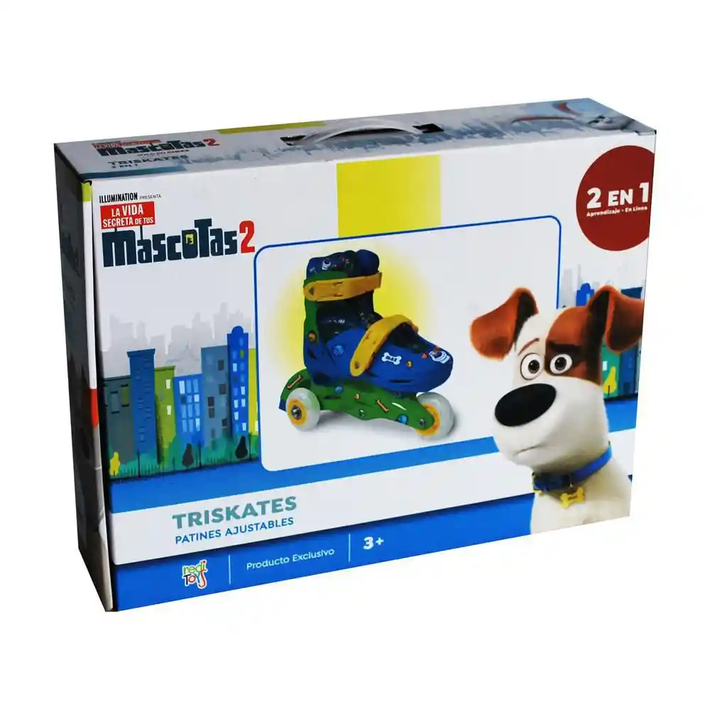 Disney Pepe Ganga Patines 2 En 1 Pets Talla S