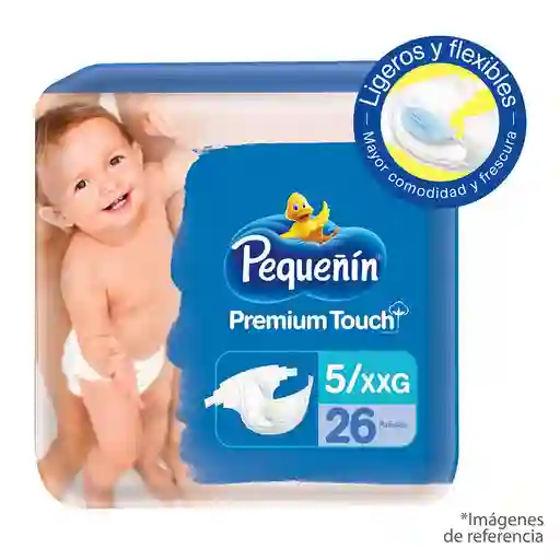 Pequeñín Pañales Desechables Premium Touch Etapa 5 XXG