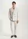 Blazer Americana Florida-I Beige Talla 50 Hombre Mango