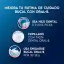 Crema Dental Oral-B 100% De Tu Boca* Cuidada Encías más Saludables en 2 semanas Combate la formación de caries desde la raíz 66ml