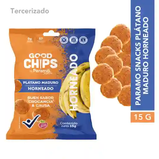 Paramo Snacks Platano Maduro horneado 15gr