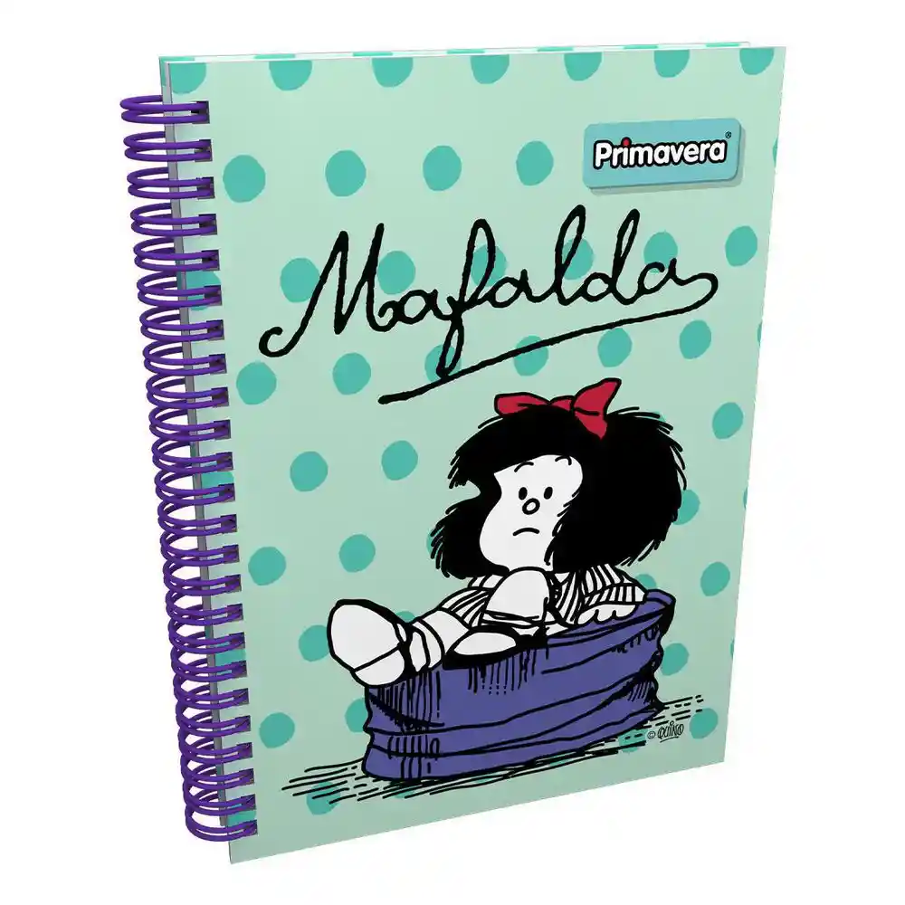 Primavera Cuaderno 7 Materias Argollado Mixto Mujer 12