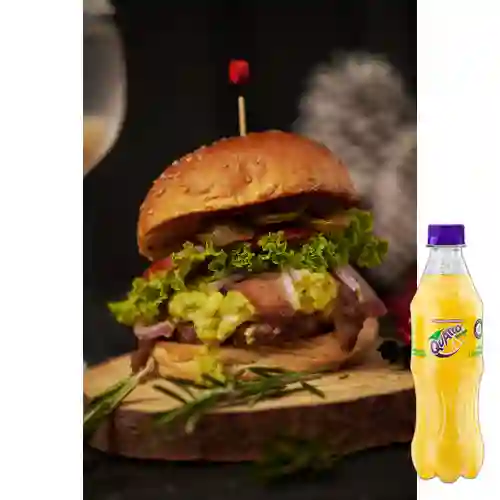 Combo Hamburguesa Barcelona + Quatro Original 400ML