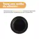 Botella Plástico Silicona Portátil de Silver Grey Negro Miniso