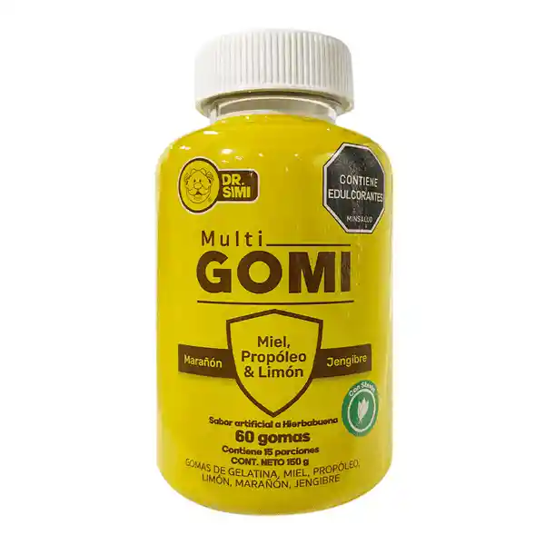 Multi Gomi Goma Miel Propoleo Limón