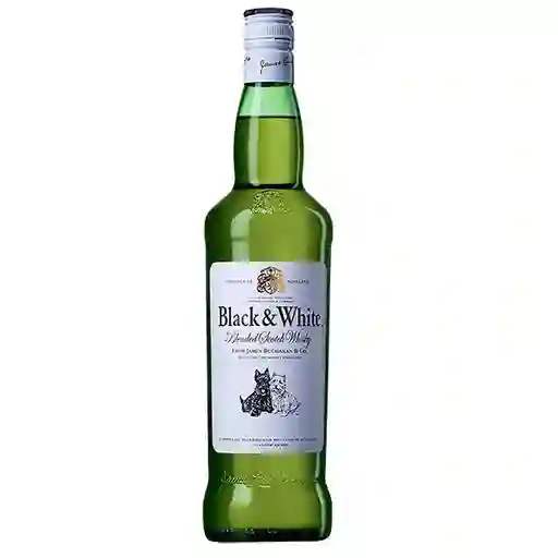 Black and white botella