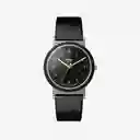 Inkanta Reloj Classic Pulso Cuero Negro Tablero Negro