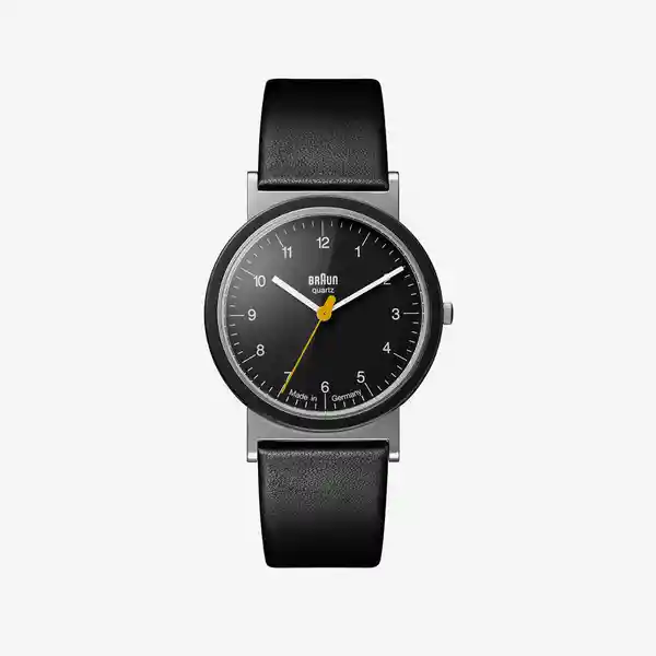 Inkanta Reloj Classic Pulso Cuero Negro Tablero Negro