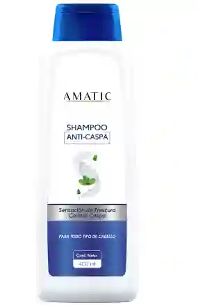 Amatic Shampoo Anticaspa Sensación de Frescura