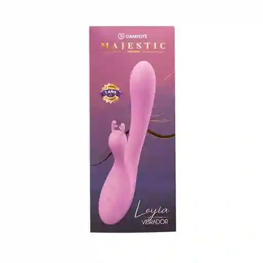 Vibrador Doble Leyla Lila