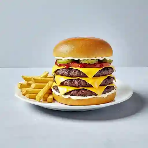 Triple Burger Combo