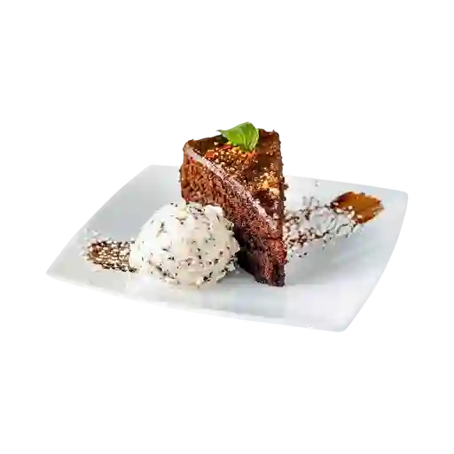 Bizcocho Chocolate con Gelato