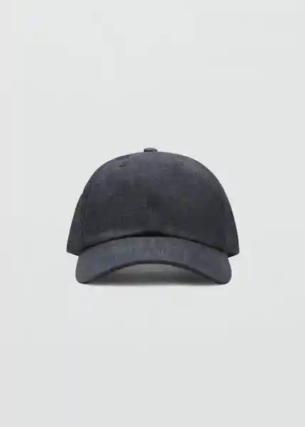 Gorra Basic Negro Talla 99 Hombre Mango