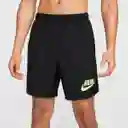 Nike Short Pantaloneta M Run Enrgy Chlngr 7Ul Hombre Negro T. XL