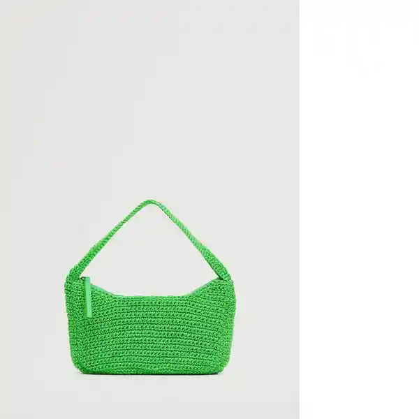 Bolso M Alcudia Verde Talla 99 Mujer Mango