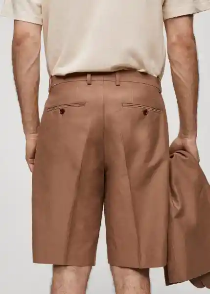 Bermudas Procida Terracota Talla 46 Hombre Mango