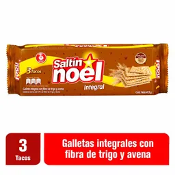 Saltin Noel Galleta Integral con Fibra en Tacos