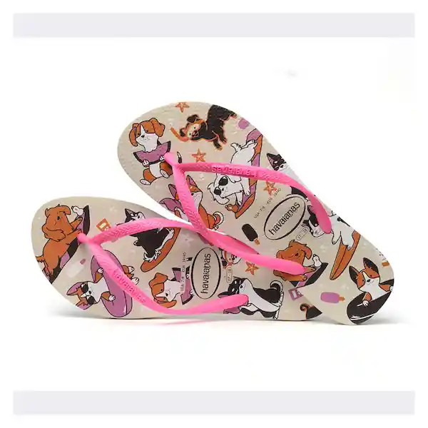 Havaianas Sandalias Slim Pets Mujer Talla 39-40 7893249611242