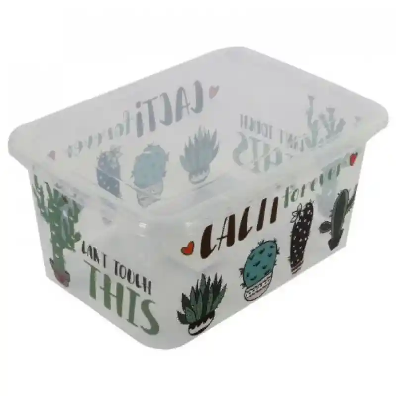 Great Plastic Caja Organizadora 4364 Cactus 15 L