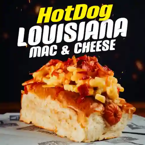 Hot Dog Lousiana Mac And Cheese