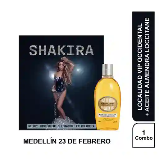 Combo Shakira Medellín Occidental + Loccitane Aceite Almendra