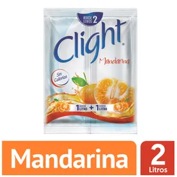 Clight Bebida en Polvo Sin Calorías Sabor Mandarina Sobre 14 g