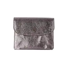 Monedero Brillante Gris Serie Miniso