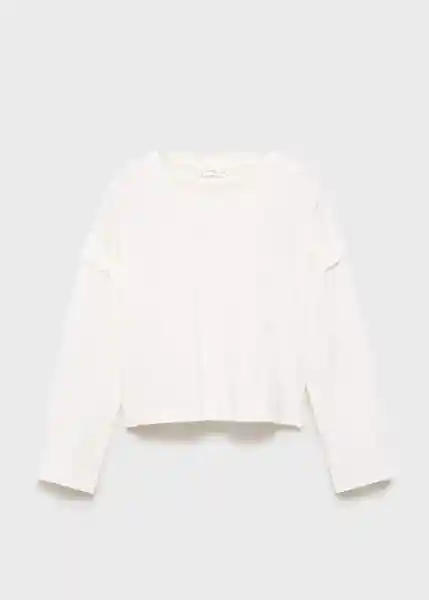 Camiseta Should Offwhite Talla 08 Niñas Mango