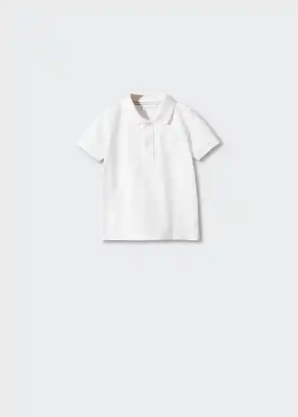 Camiseta Polo Javi Offwhite Talla 70 Niños Mango