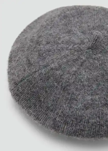 Gorro Beri Gris Medio Vigore Talla 99 Mujer Mango