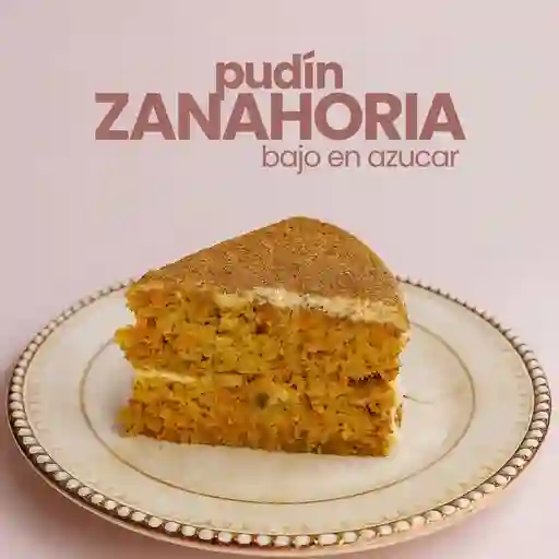 Porción pudín zanahoria