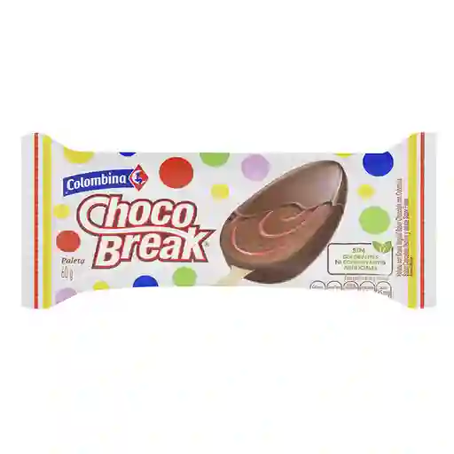 Choco Break Paleta Helada de Chocolate con Fresa