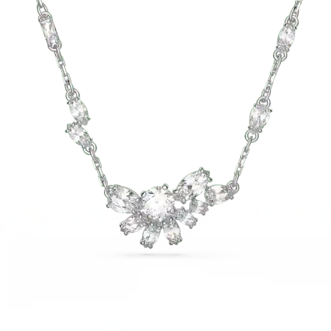 Collar Gema Plateado 5644683 Swarovski