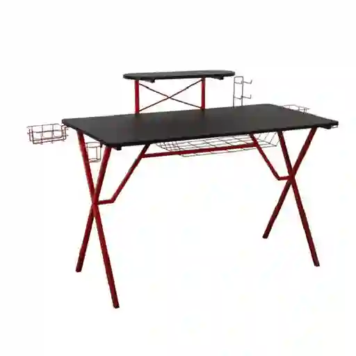 M + Design Escritorio Gamer Negro/ Rojo 153 x 62 x 95