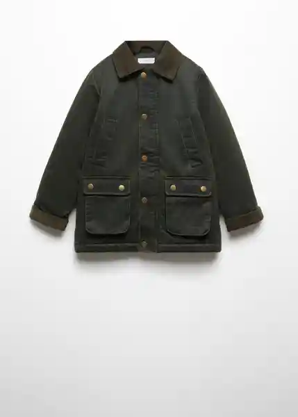Abrigo Anorak Harry Khaki Talla 13 Niños Mango