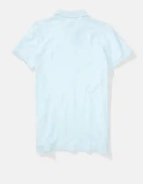 Camisa Con Stretch Hombre Azul Talla MEDIUM American Eagle