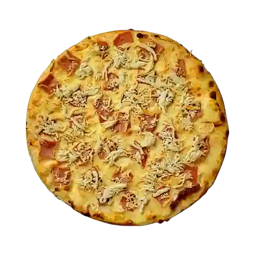 Pizza Mediana Pollo y Jamón