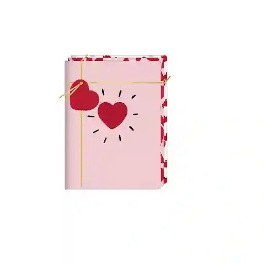 Agenda de San Valentín 32 Hojas Miniso