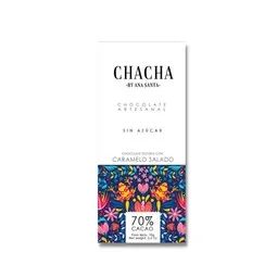 Chacha Chocolate Sabor Caramelo Salado 70% Cacao