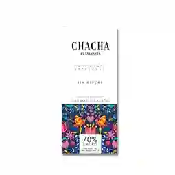 Chacha Chocolate Sabor Caramelo Salado 70% Cacao