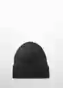 Gorro Skyler Negro Talla 99 Mujer Mango