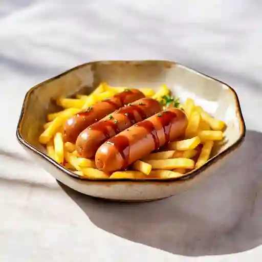 Salchipapa Americano