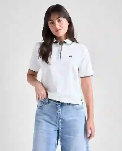 Camiseta Mujer Crudo Talla S 609G008_CRU110606 Americanino